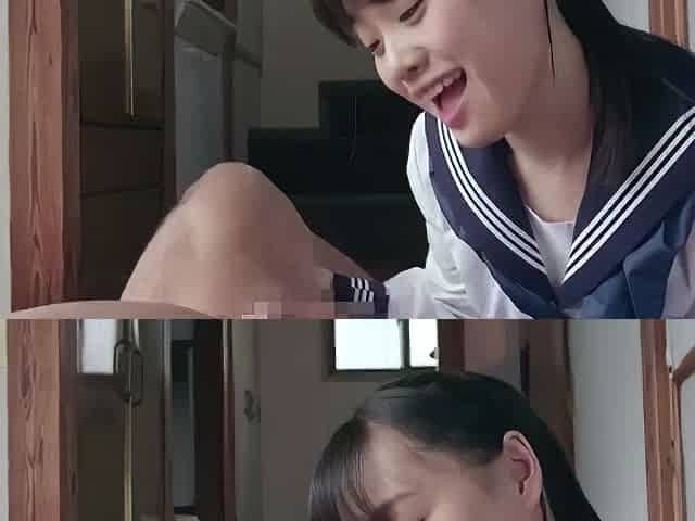 Petite asian teen with young face