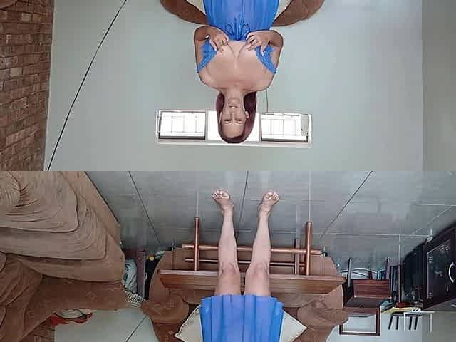 POV Big Tits MILF Jerking off Instructions Riding BBC Dildo!