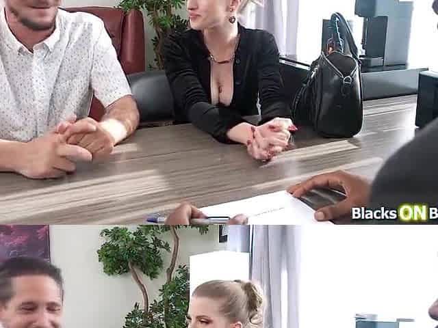 Large boobs wife pegging spouse then cucking him with bbc