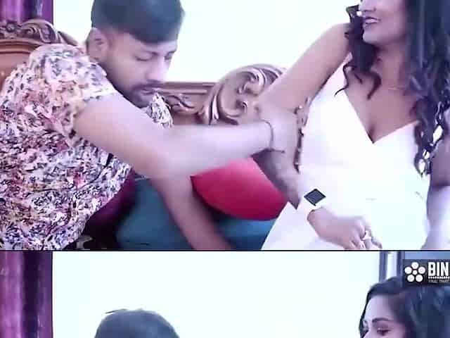 Sultry Indian step-sister ignites wild passion with tiny allure