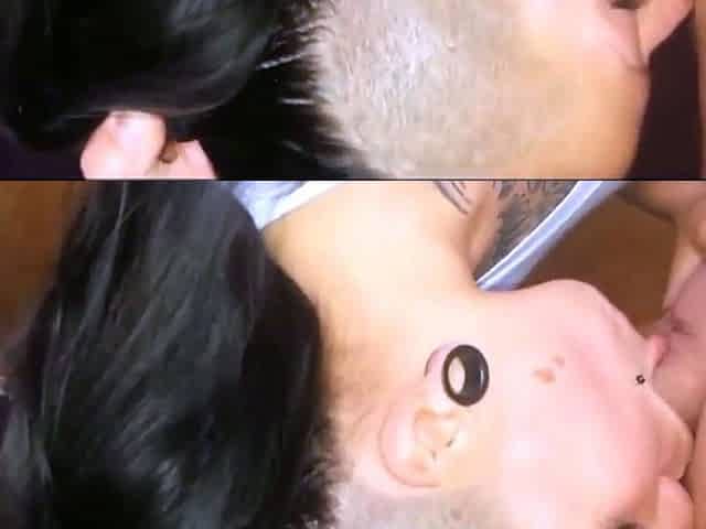 German Tattoo Chick Deep-Throats to the Limit