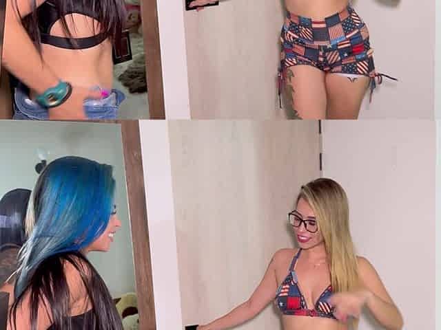 Horny and Hot Latinas Eat Ass, Suck Bumps and Tits Each Other Until Orgasm