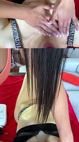 Close up BJ cumshot