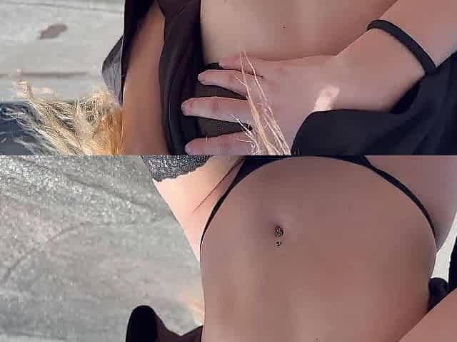 sex on the roof in nylons, this chab cummed on my butt