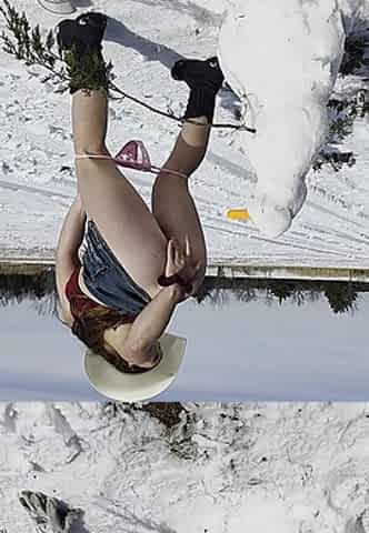 Redhead Fucks Frosty the Snowmans Face