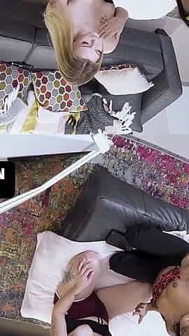 Baby Karma Can't Have a Girls' Day Without Sharing a Cock: Threesomes Make Her Tits Grow!