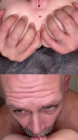 Coming home and enjoying u after work double spunk fountain part two
