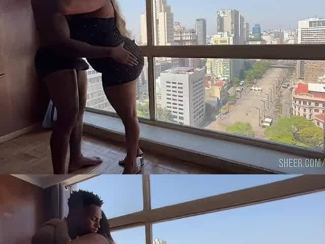 The ebony chap stuck his cock in my bewitching little booty. I love being a ebony chap's doxy.