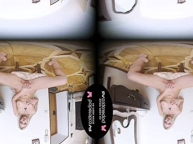 Barbie-Looking Russian, Jessika Blond, Fucks Herself With A Glass Dildo For Us - BaberoticaVR