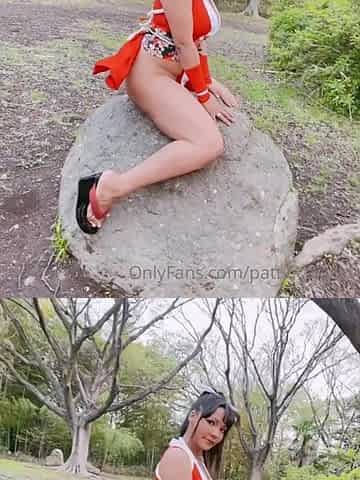 Perverted cosplay girl erotic video