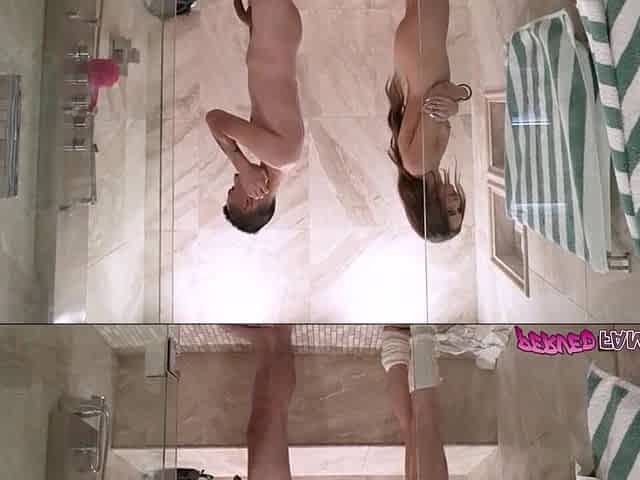 Get the bang outa here! I'm already having a shower!