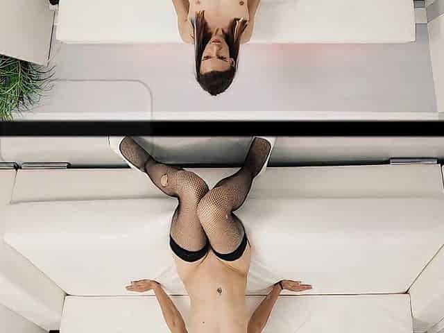 Slender Whore Olya Mayer Bangs Her Butt