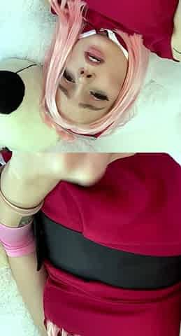 Close up pussy solo dildoing