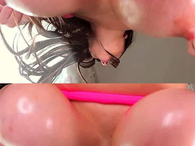 Big boobs milf masturbates with her dildo