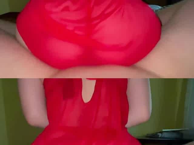 Russian girl bounces on my dick while I shoot ons of sticky cum in her pussy