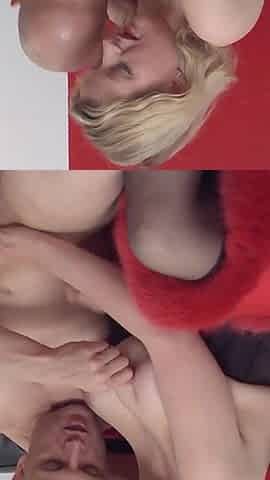 Blonde Cougar Big Natural Boobs 3633 3