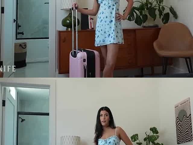 Jak Knife And Gal Ritchie In British Step-sis Forgot To Wear Panties To Bed