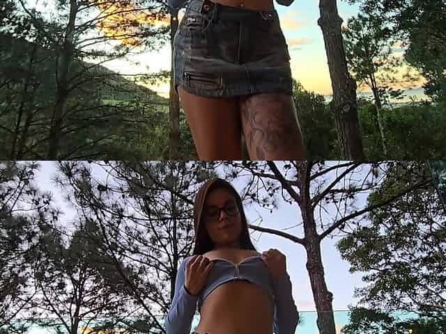Fucked the Hottie Outdoors in the Middle of Nature