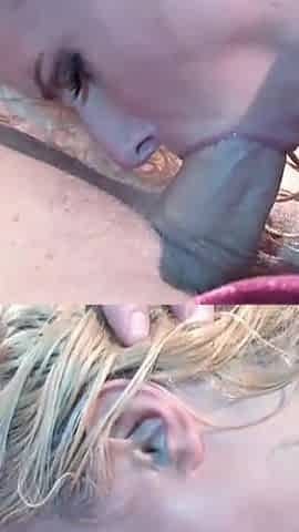 Tori and Victoria share a big cock and give their asses