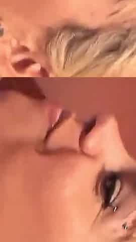 Hot Blonde Alma Blowjob and Facial