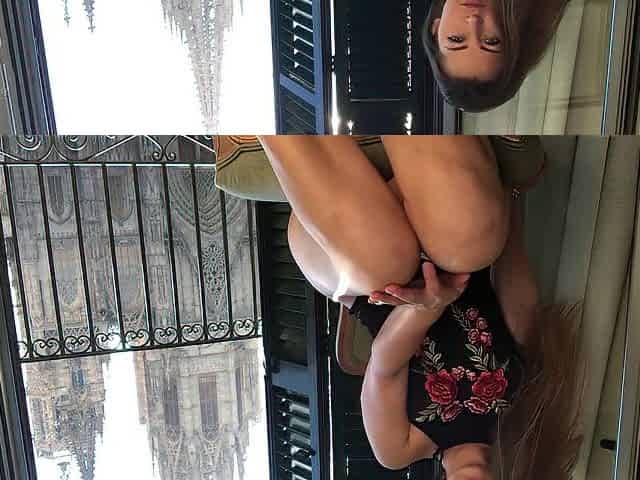 Dani Daniels . com Public Window Masturbation