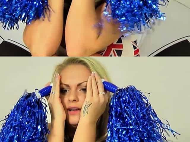 Hot ass blonde babe with big boobs sicks big stiff cannon