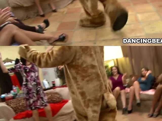 Remy's Dancing Bear Bachelorette Party Fiesta with Large Dong Boy Strippers