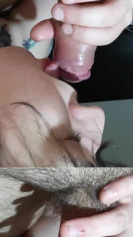 POV Blowjob & Cum Over Face