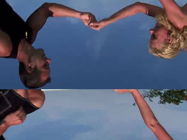 A super hawt, slim, and supple gymnast banged in the booty and cunt by the outdoor swimming pool