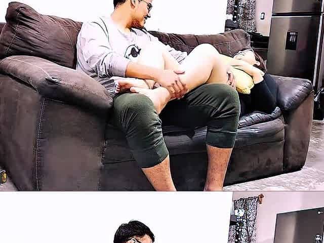 My roommate got lascivious and said me to suck her vagina