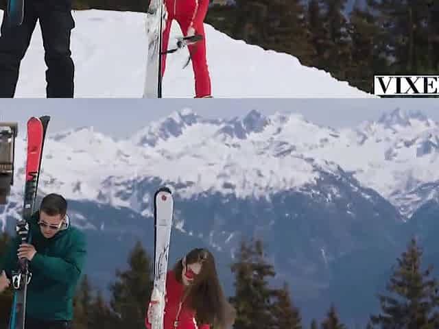 Super Sexy, Vixen Bunny And Sonya Blaze In Ski Bunny Sonya Has Passionate Sex Into The Alps