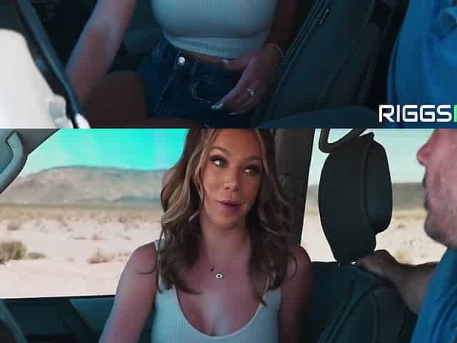 Tiffany Watson And Brock Cooper - Facial Cum Covered In The Desert