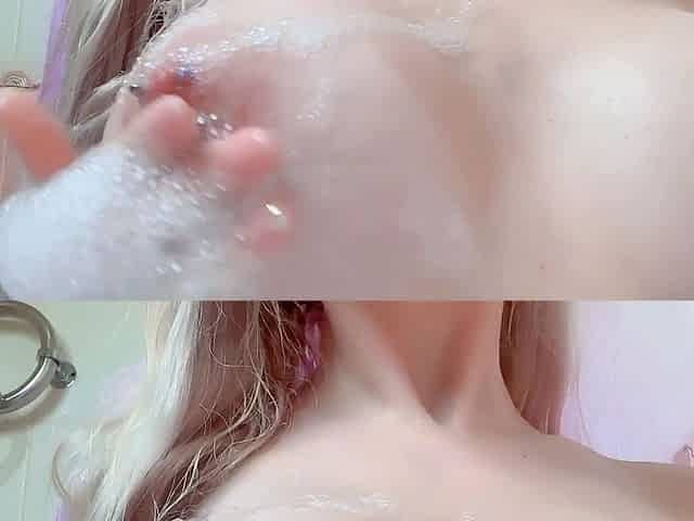 Two big tit blonde babes fucking a big