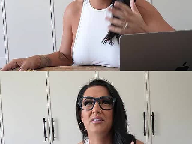 My large titty college professor sneaks into my dorm room - Courtney Tillia