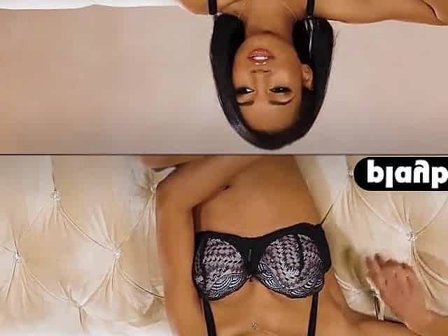 Tiny black mother I'd like to fuck posing in hawt underware and disclosed breathtaking nude body