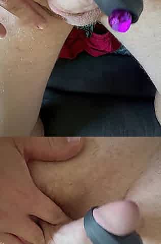 Truly priceless quick cum flow not even fully vertical weenie still soft using vibrating bullet schlong ring