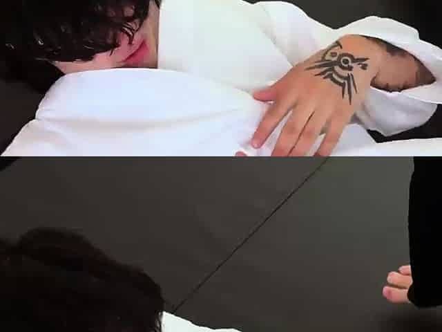 Judo then hot titty fucking of slutty housewife