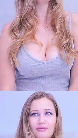 She Shows off Her Pink Pussy in a Doggy Style Position