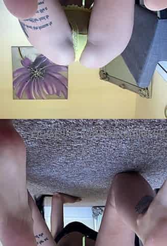 Big boob brunette masturbates on webcam