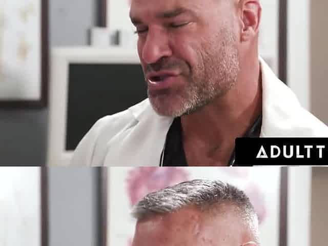 ADULT TIME - Crying Humiliated Cuckold Man Watches Nympho Wife Cherry Kiss Fuck The Doctor