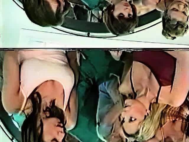Busty blonde group sex