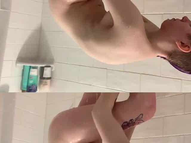 Sweetheart in shower