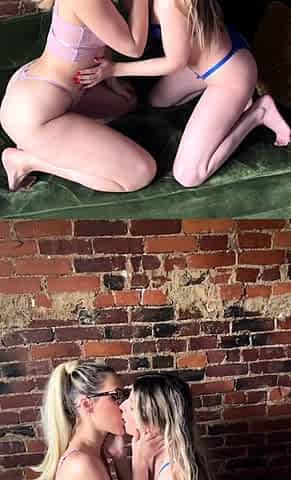 Stepsiblings hot blonde babes lesbians