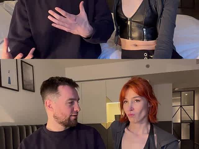 Behind the Scenes with Tall Redhead MILF, Pixie Pink, and Andres Acosta