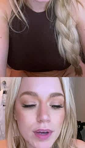 Gorgeous blonde teen Deep Toying