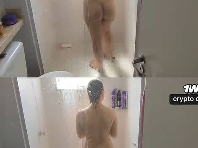 I made him jizz twice, very first in the shower and then with his finger in my ass