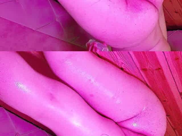 Femboy Model Rubs Oil Not fast, Haunches Swaying With Pure Heat