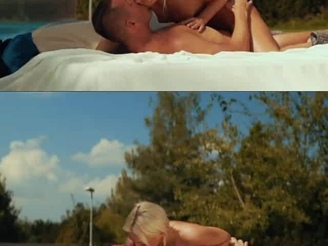 Passionate beauties share wild outdoor pleasure under the warm sun