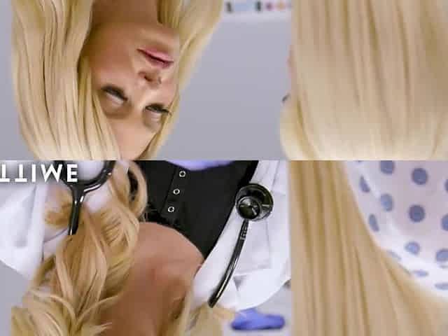 ADULT TIME - Kenzie Reeves Super Soaks Her mother I'd like to fuck Doctor with Cunt Squirt!