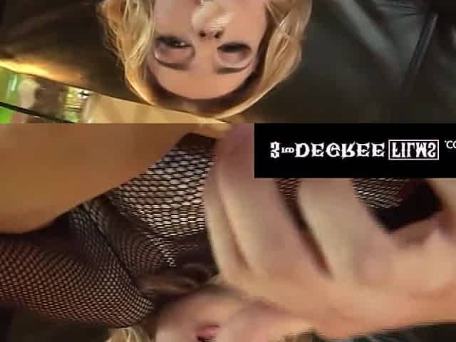 3rdDegreeFilms - Slutty Blond Kelly Wells Gets Booty Screwed By Large Wang